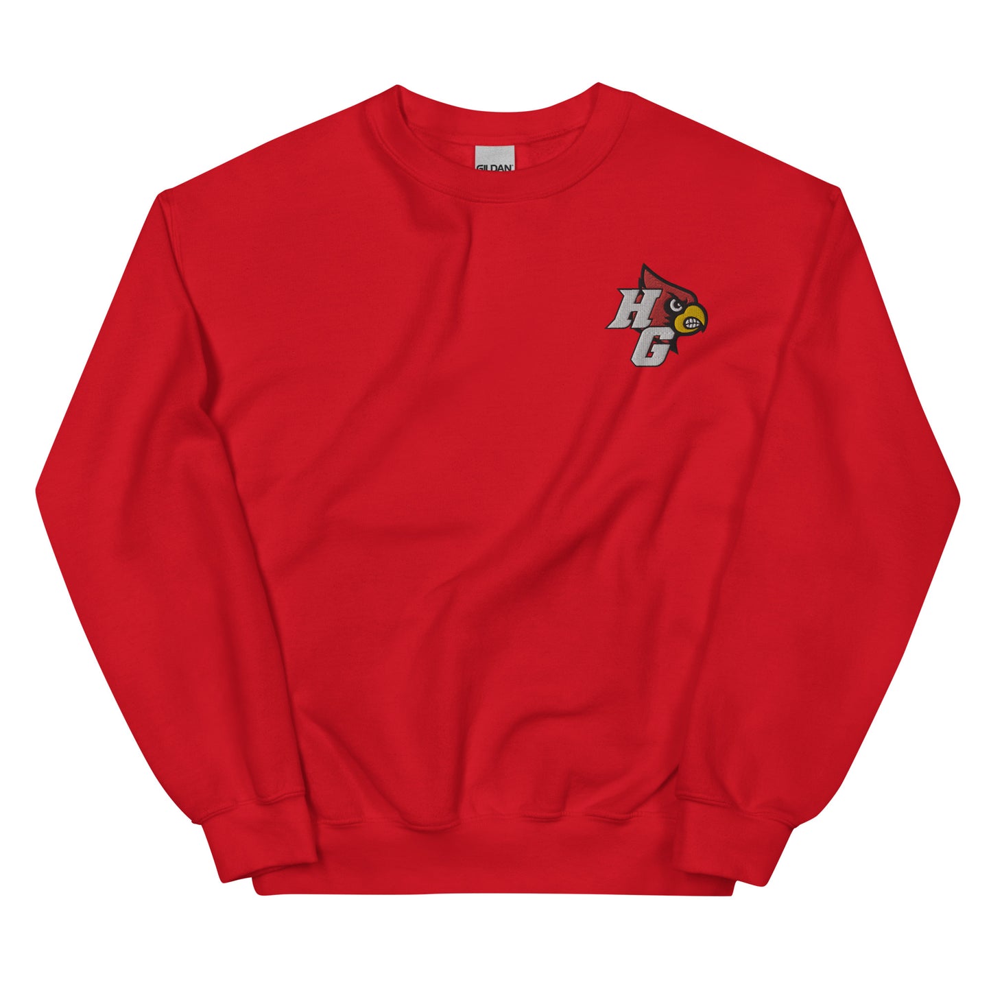 Harmony Grove Cardinals - Embroidered Logo - Crewneck Sweatshirt