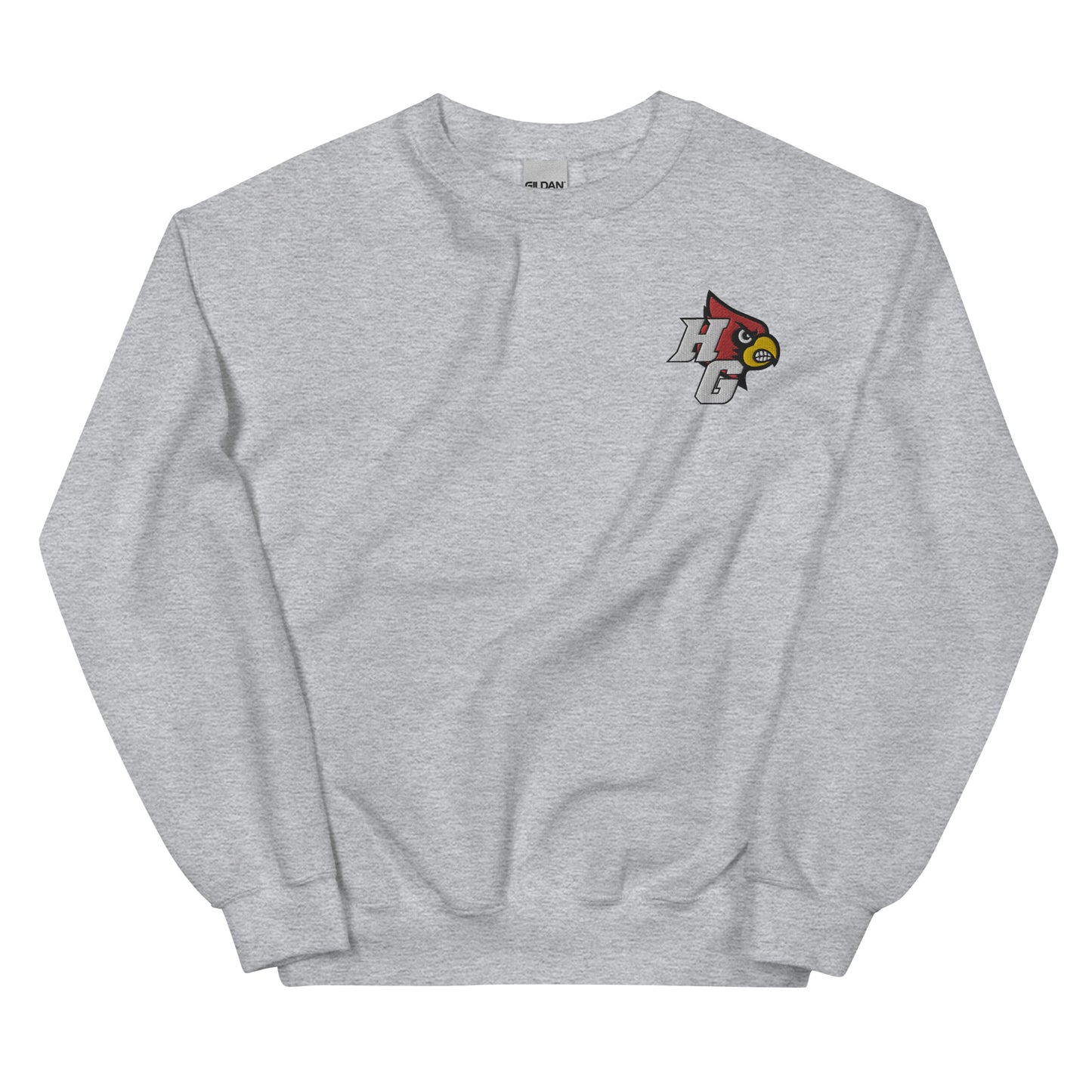 Harmony Grove Cardinals - Embroidered Logo - Crewneck Sweatshirt