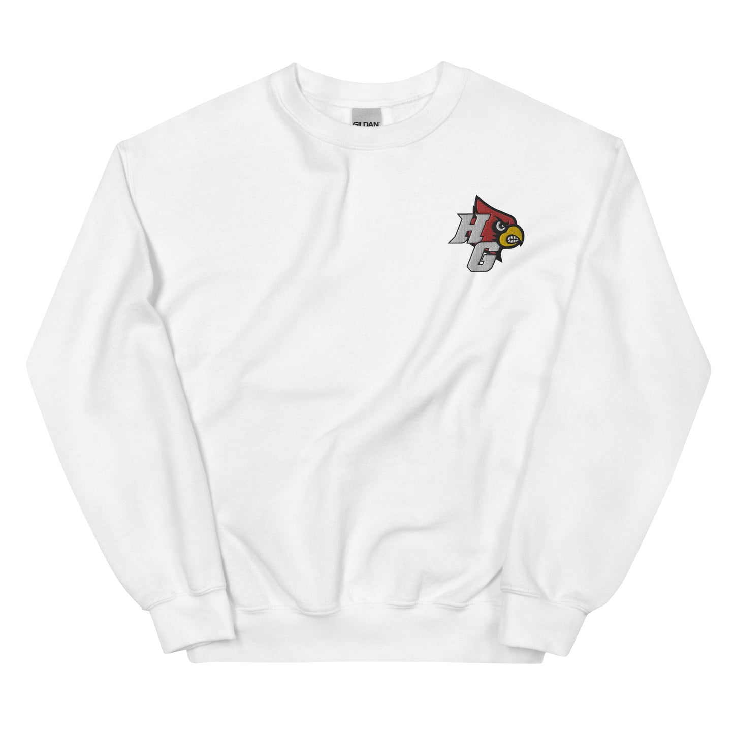 Harmony Grove Cardinals - Embroidered Logo - Crewneck Sweatshirt