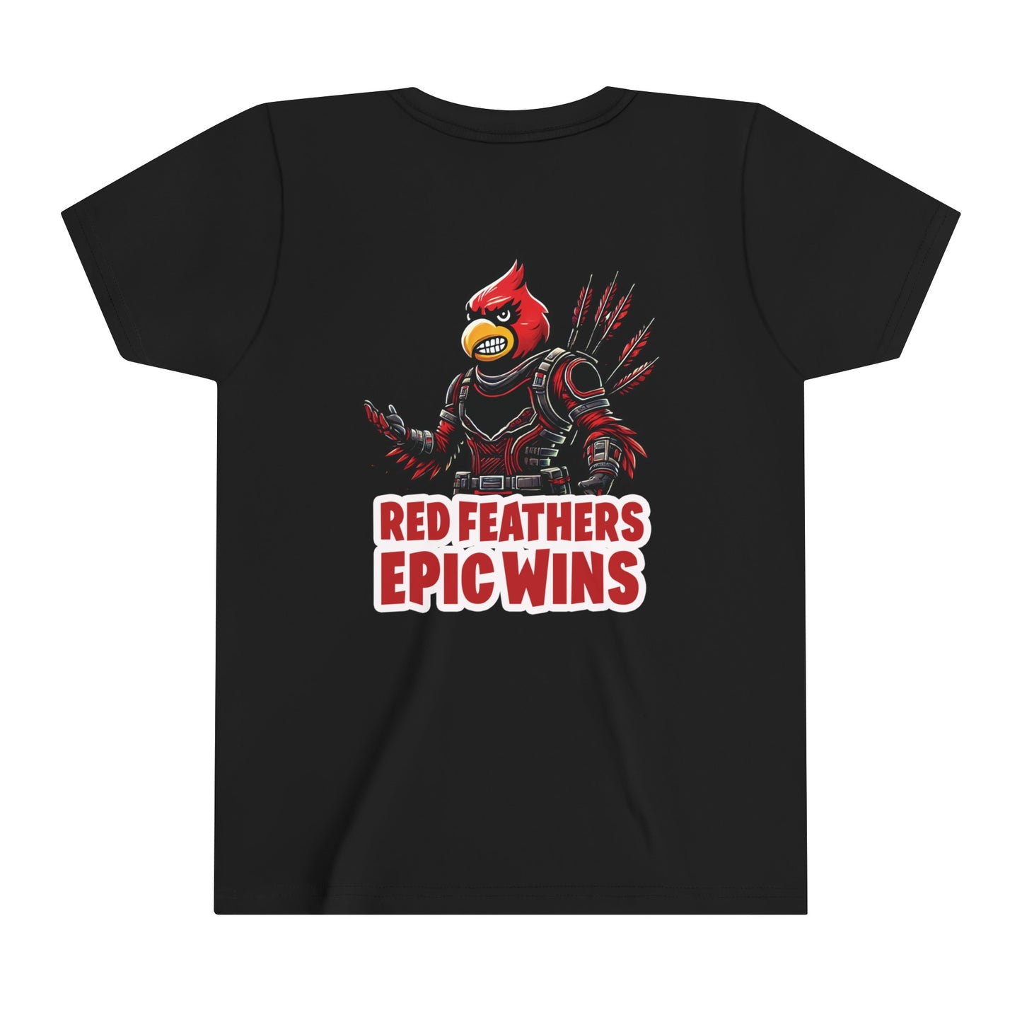 Harmony Grove, Red Feathers Epic Wins - Bella + Canvas Youth Tee