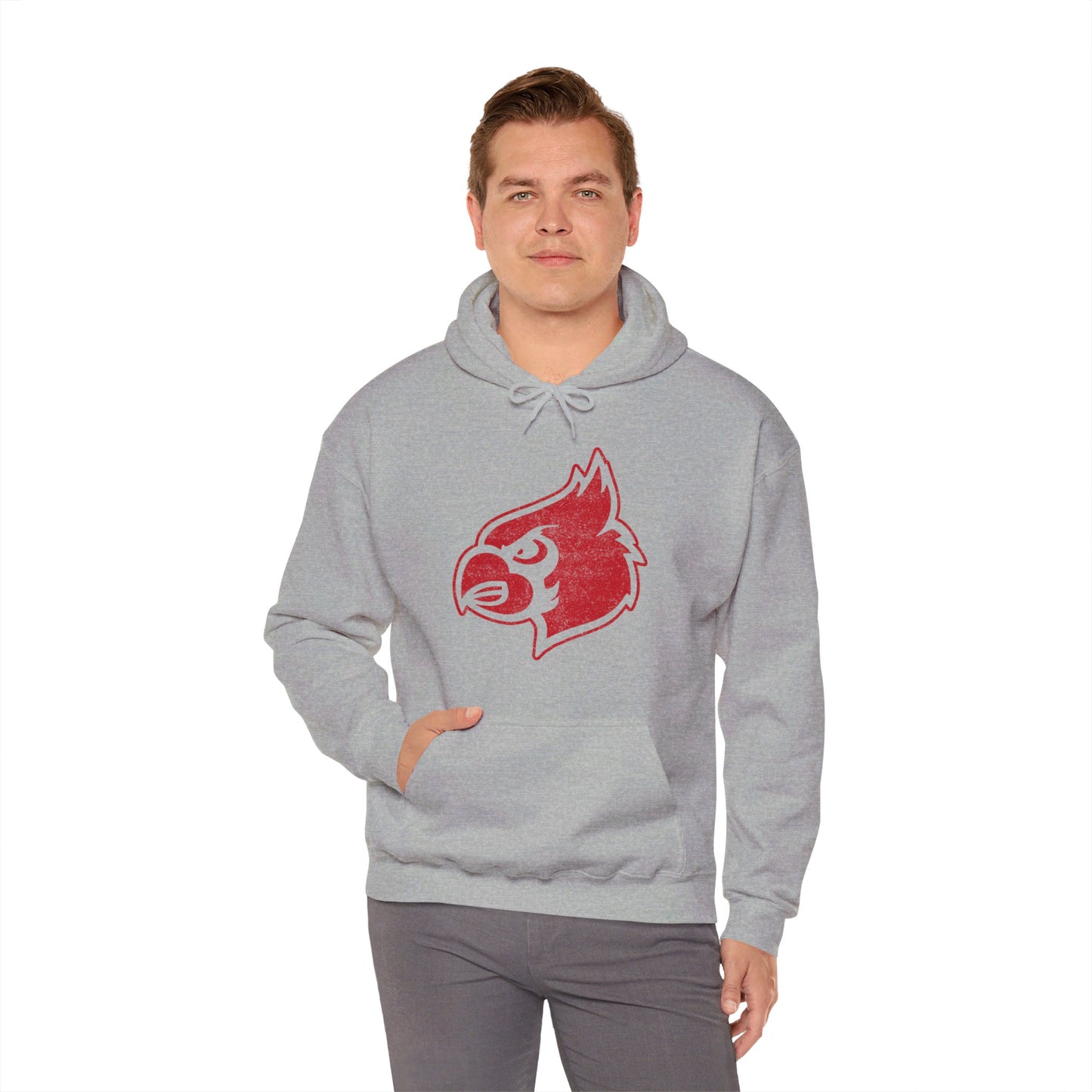 Vintage Cardinals + HGS - Unisex Heavy Blend™ Hooded Sweatshirt