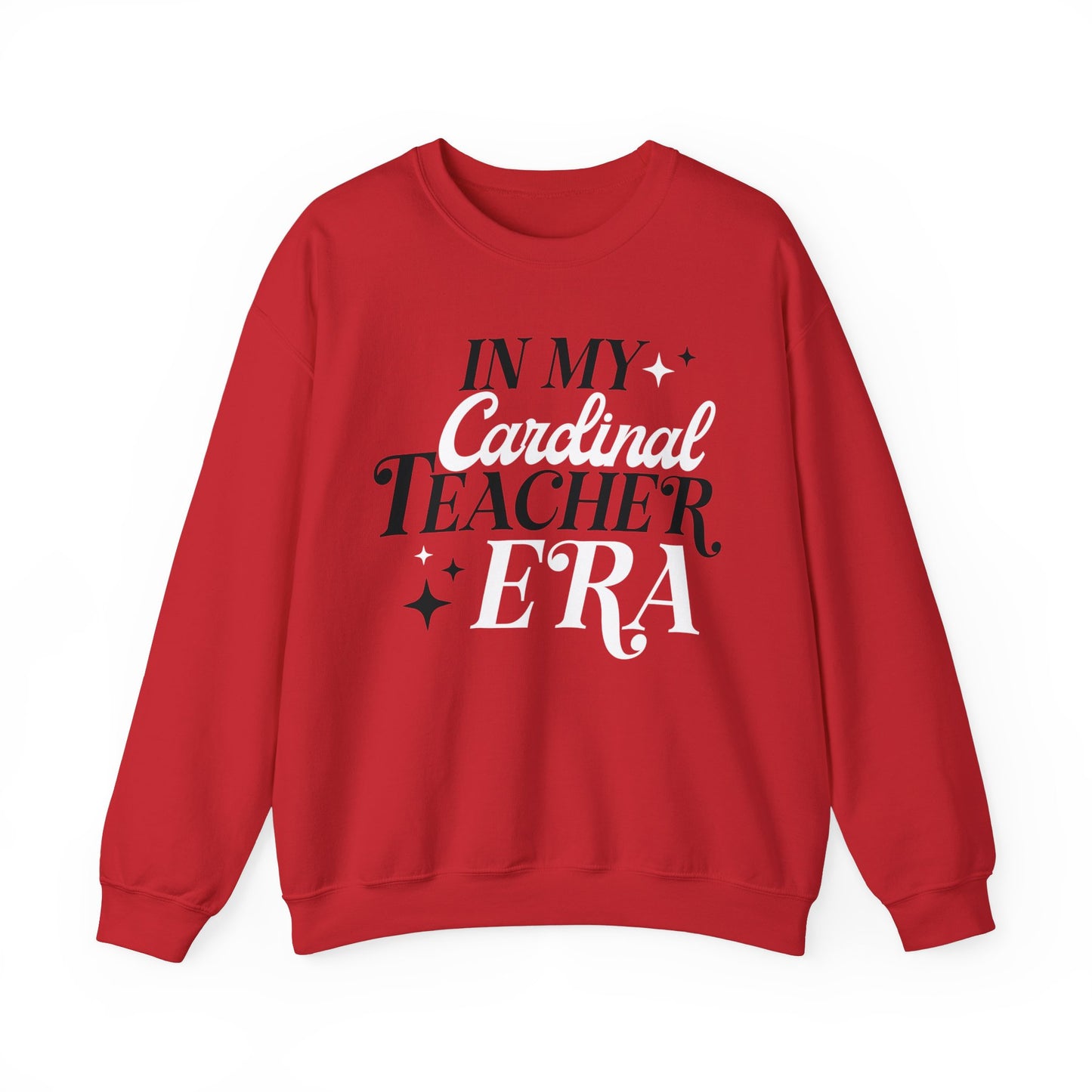 In My Cardinal Teacher Era - Unisex Heavy Blend™ Crewneck Sweatshirt