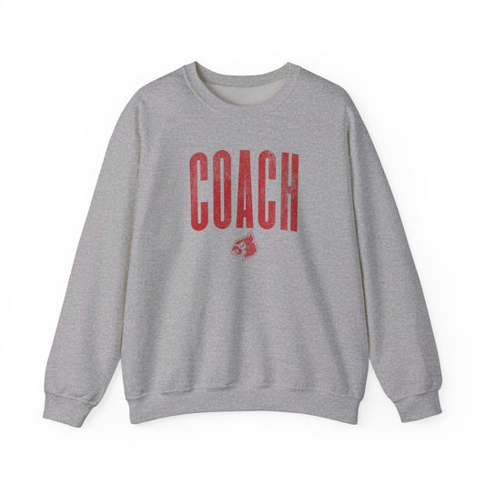 Vintage Cardinal Coach - Unisex Heavy Blend™ Crewneck Sweatshirt