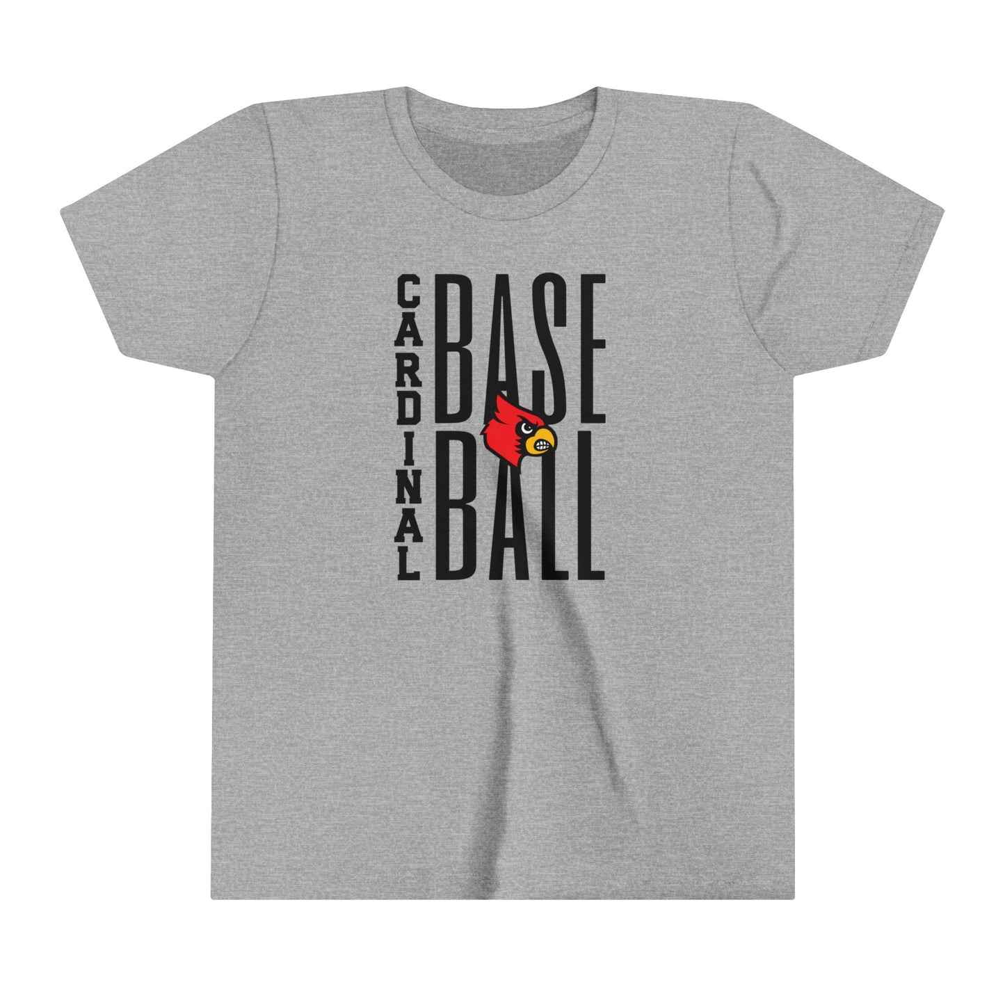 Cardinal Baseball - Bella + Canvas Youth Tee