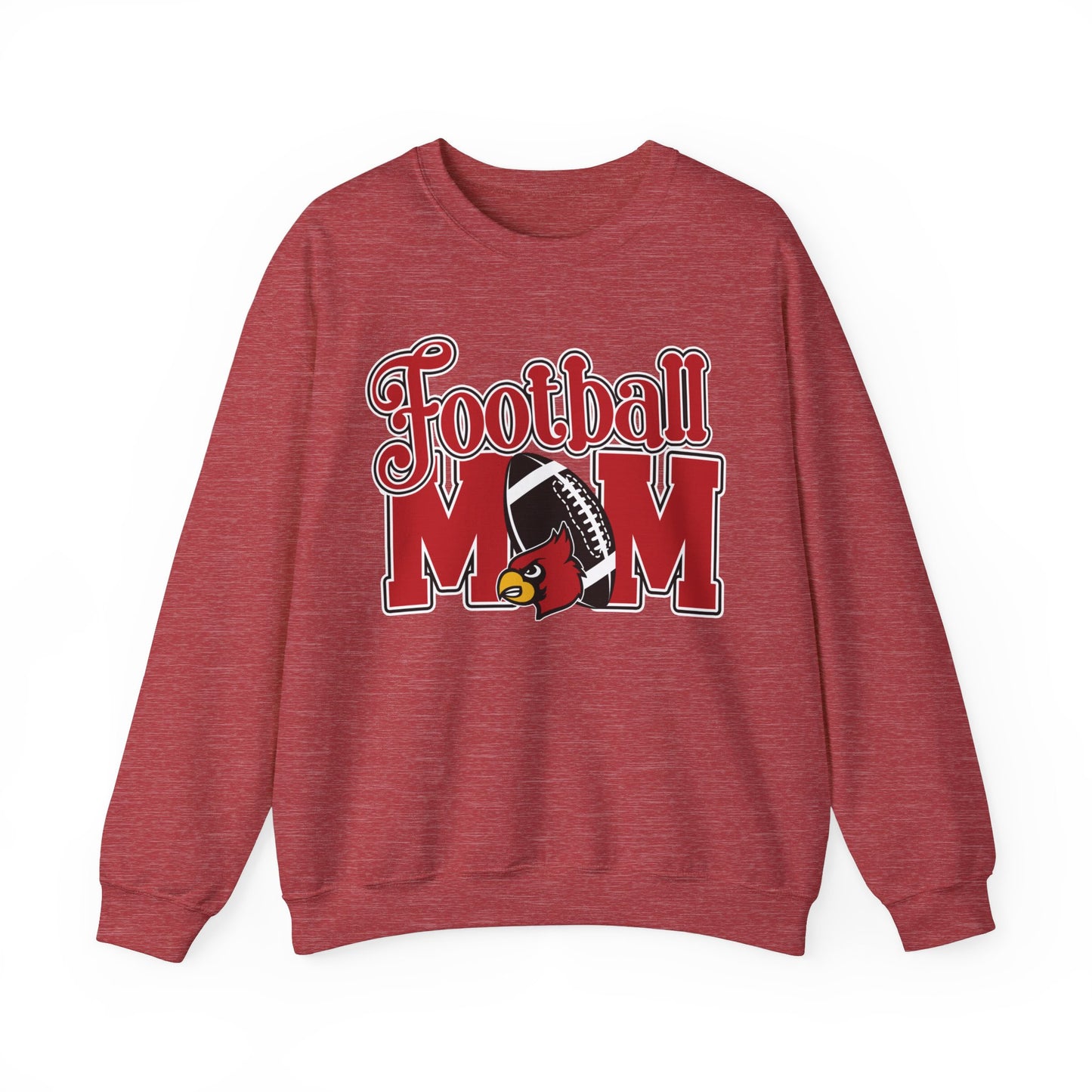 Football Mom Custom Player Name and Number - Unisex Heavy Blend™ Crewneck Sweatshirt