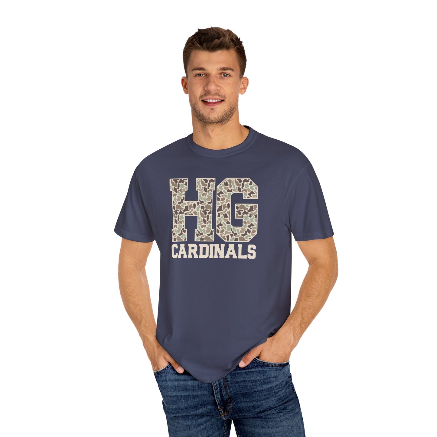 Old School Camo HG Cardinals - Comfort Colors T Shirt