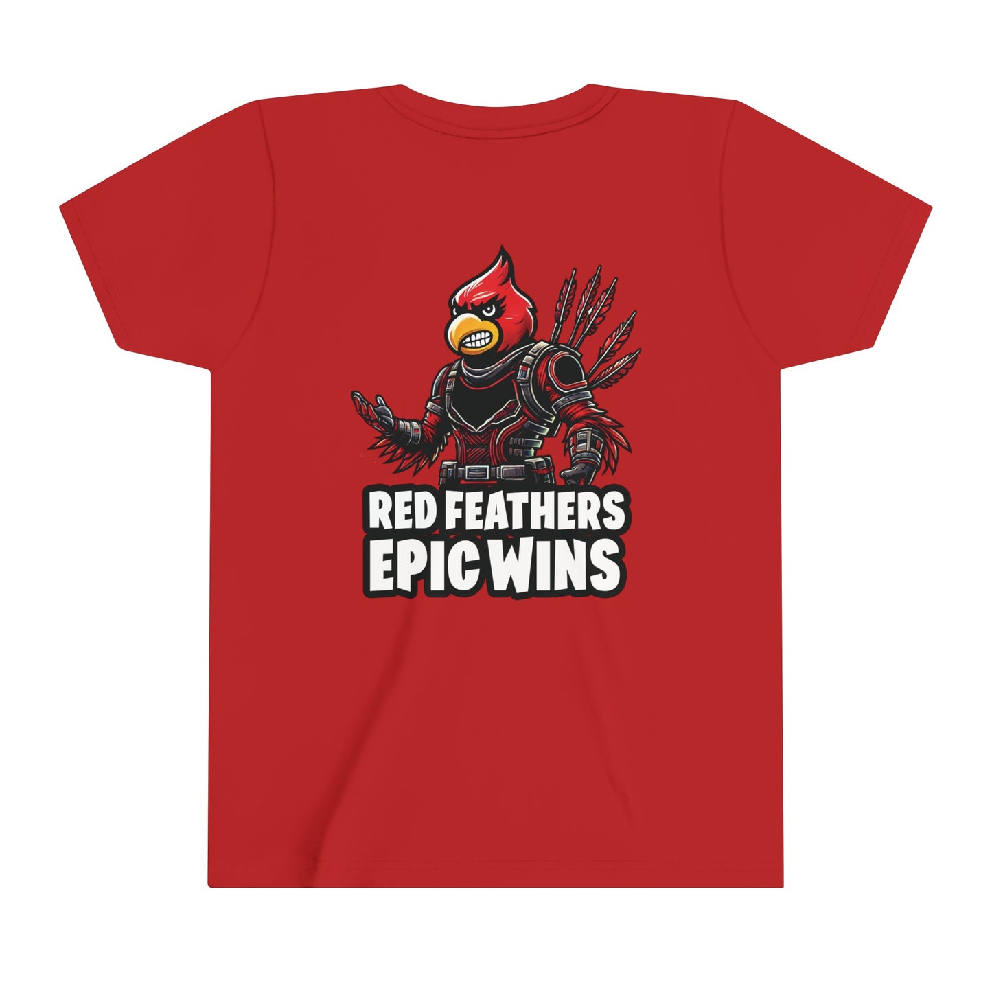 Harmony Grove, Red Feathers Epic Wins - Bella + Canvas Youth Tee