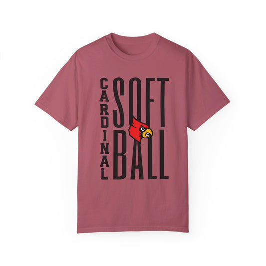 Cardinal Softball - Comfort Colors T-shirt