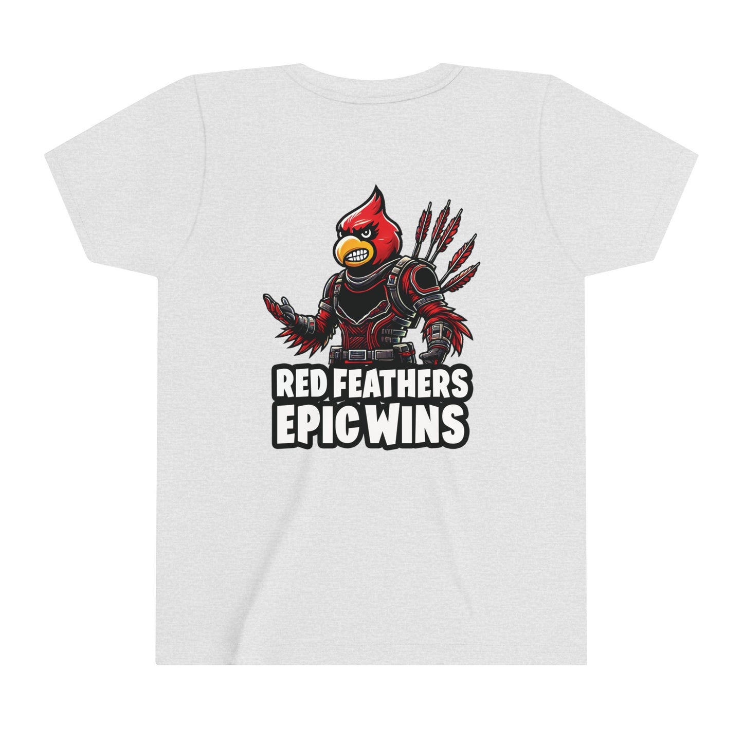 Harmony Grove, Red Feathers Epic Wins - Bella + Canvas Youth Tee