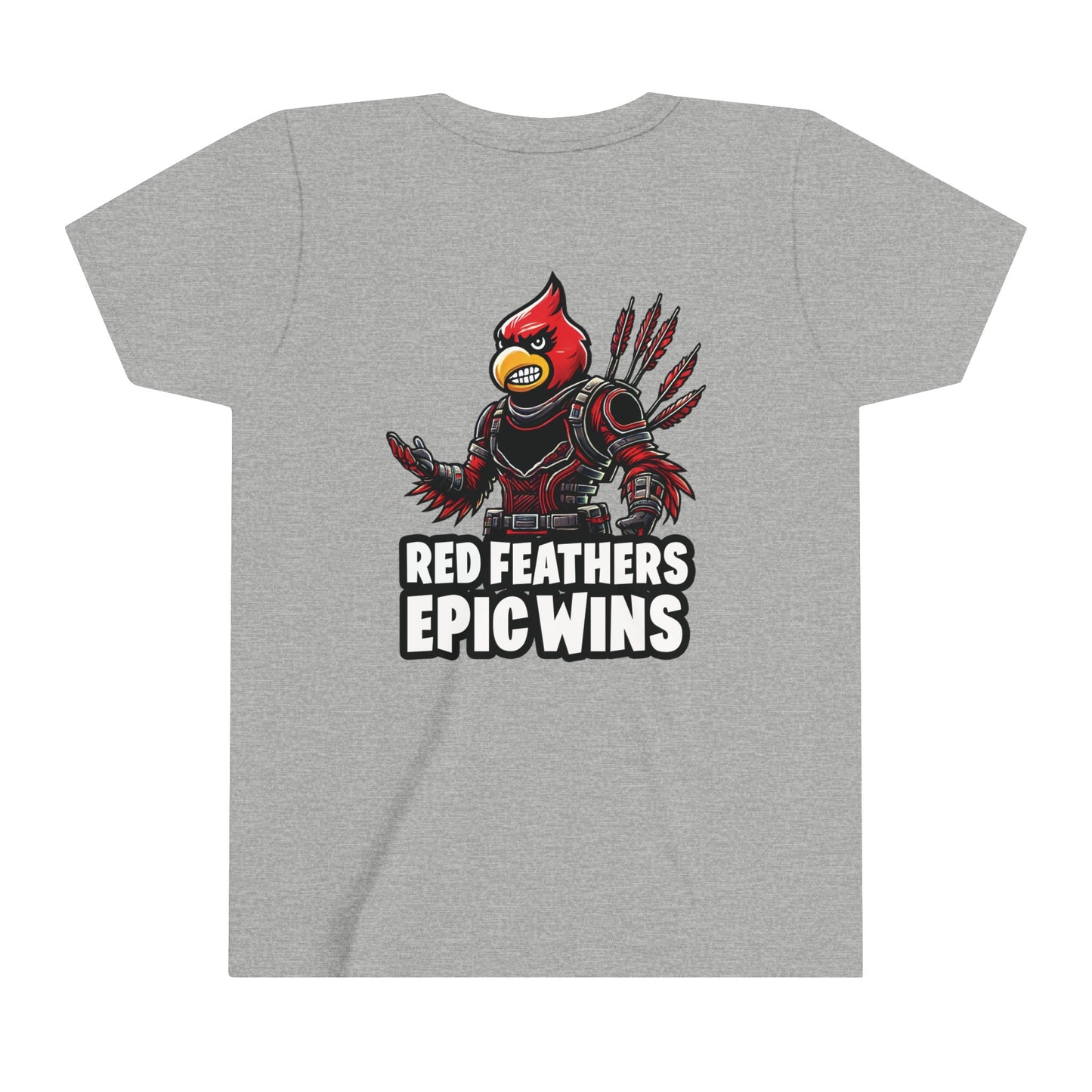 Harmony Grove, Red Feathers Epic Wins - Bella + Canvas Youth Tee
