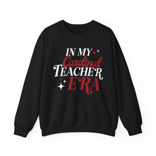 In My Cardinal Teacher Era - Unisex Heavy Blend™ Crewneck Sweatshirt
