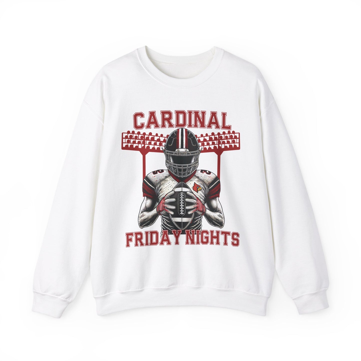 Cardinal Friday Nights Football - Unisex Heavy Blend™ Crewneck Sweatshirt