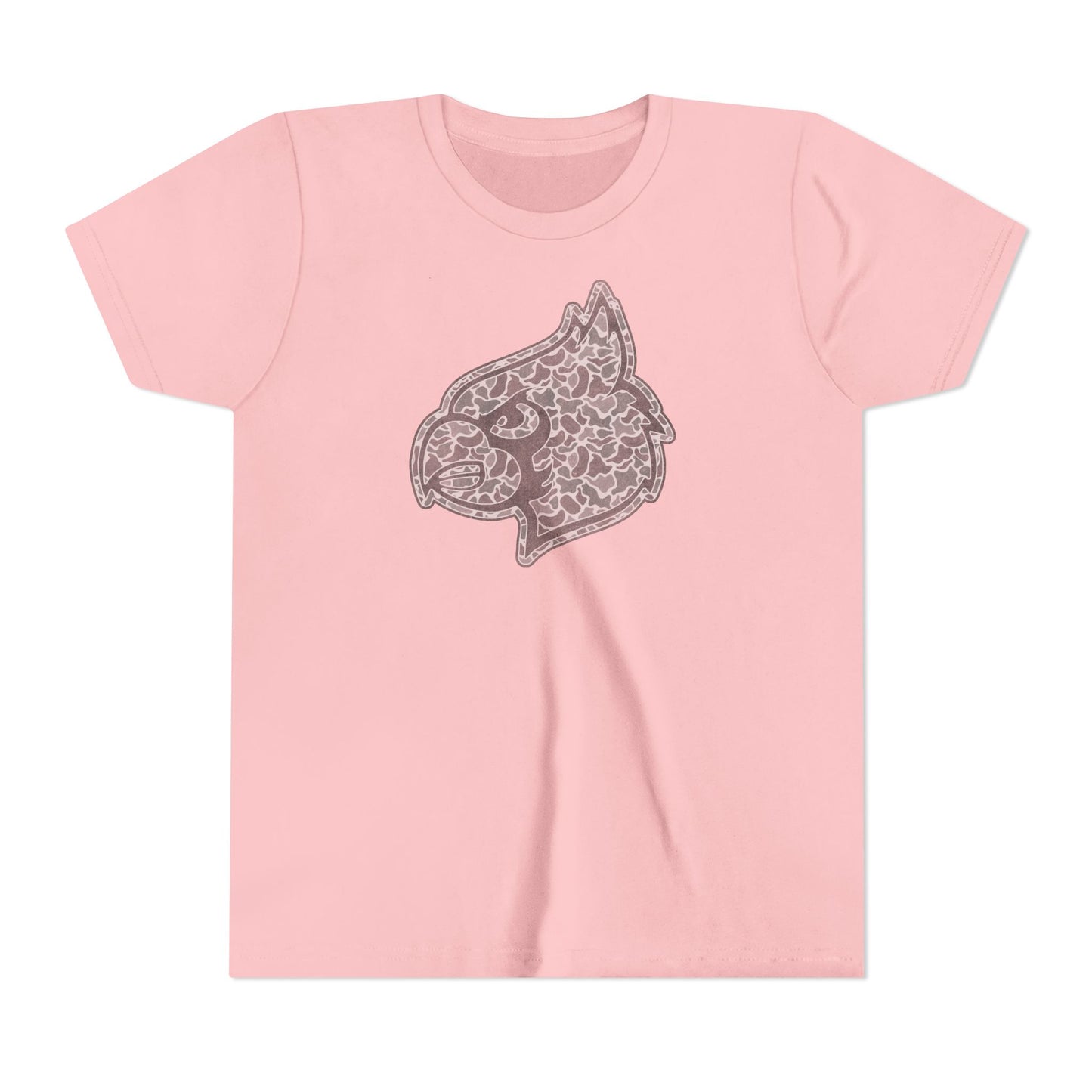 Old School Camo Cardinal - Bella + Canvas Youth Tee