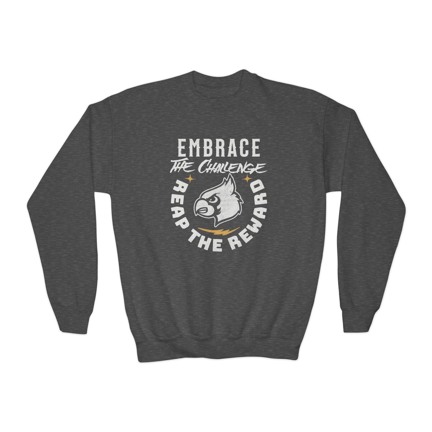 Embrace the Challenge - Youth Crew Sweatshirt