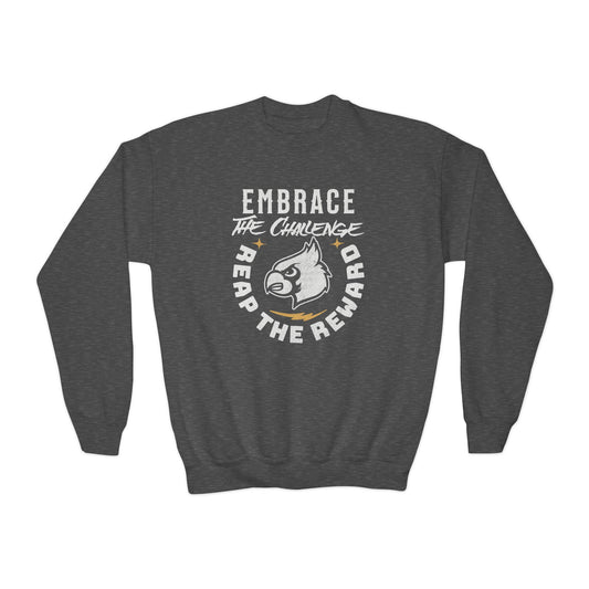 Embrace the Challenge - Youth Crew Sweatshirt