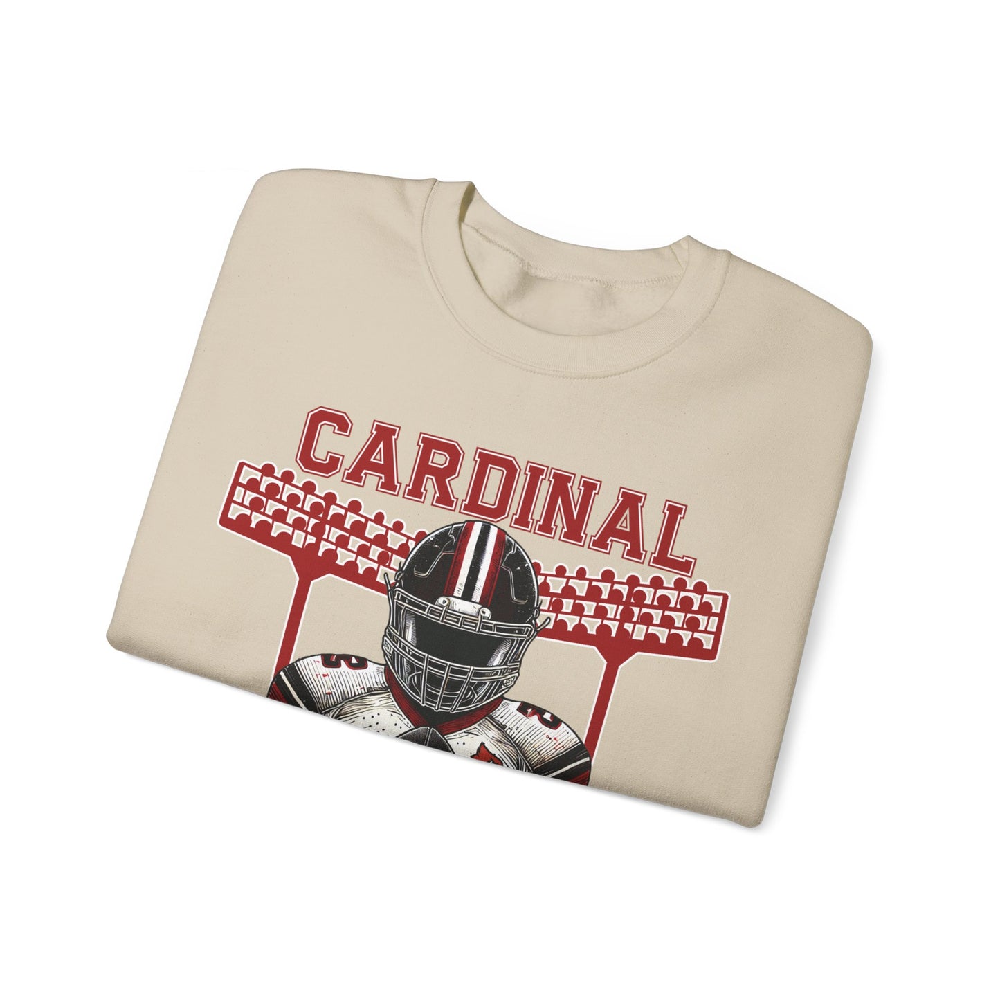 Cardinal Friday Nights Football - Unisex Heavy Blend™ Crewneck Sweatshirt