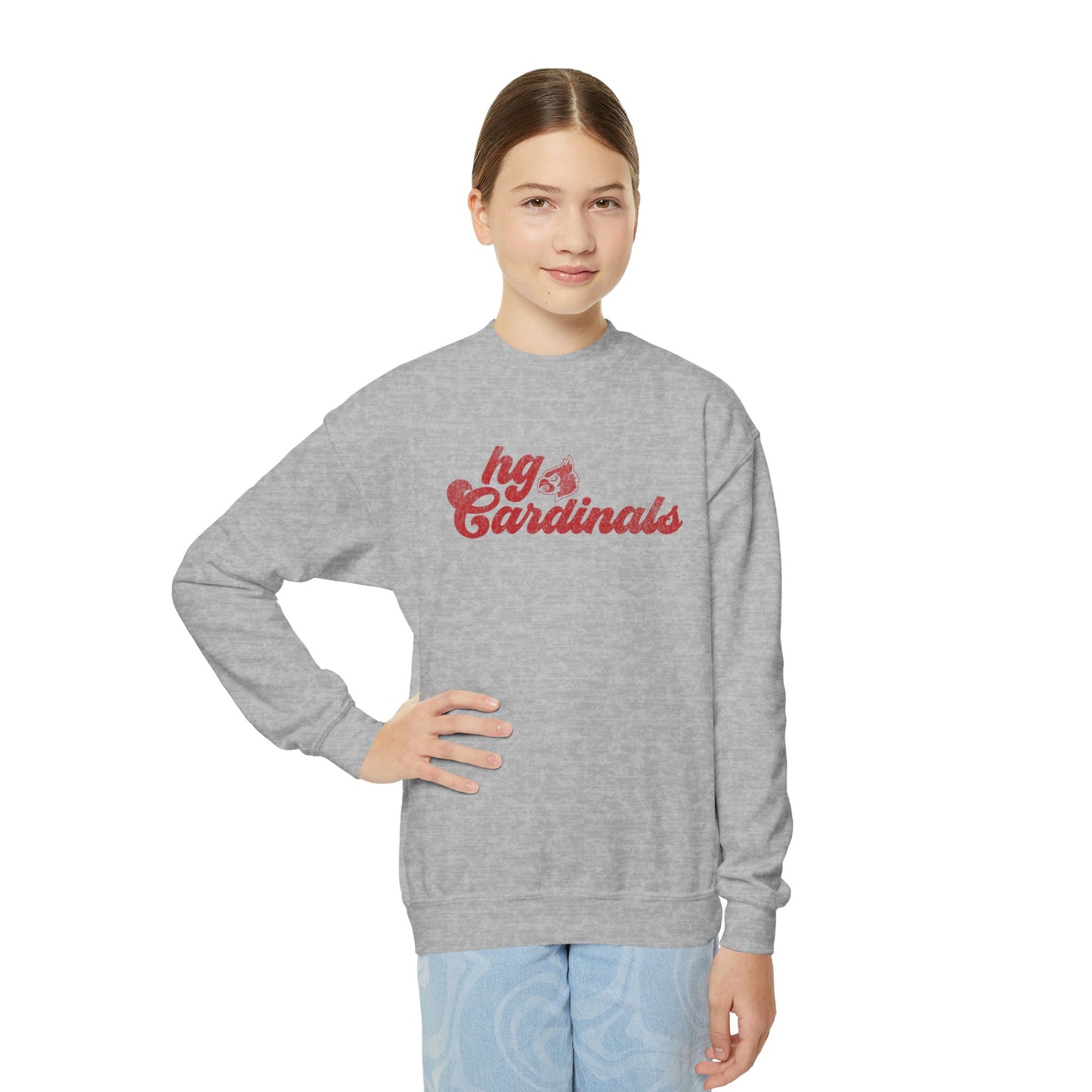 Vintage HG Cardinals - Youth Crew Sweatshirt