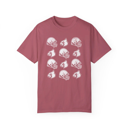 Vintage Helmets and Cardinals - Comfort Colors T-shirt