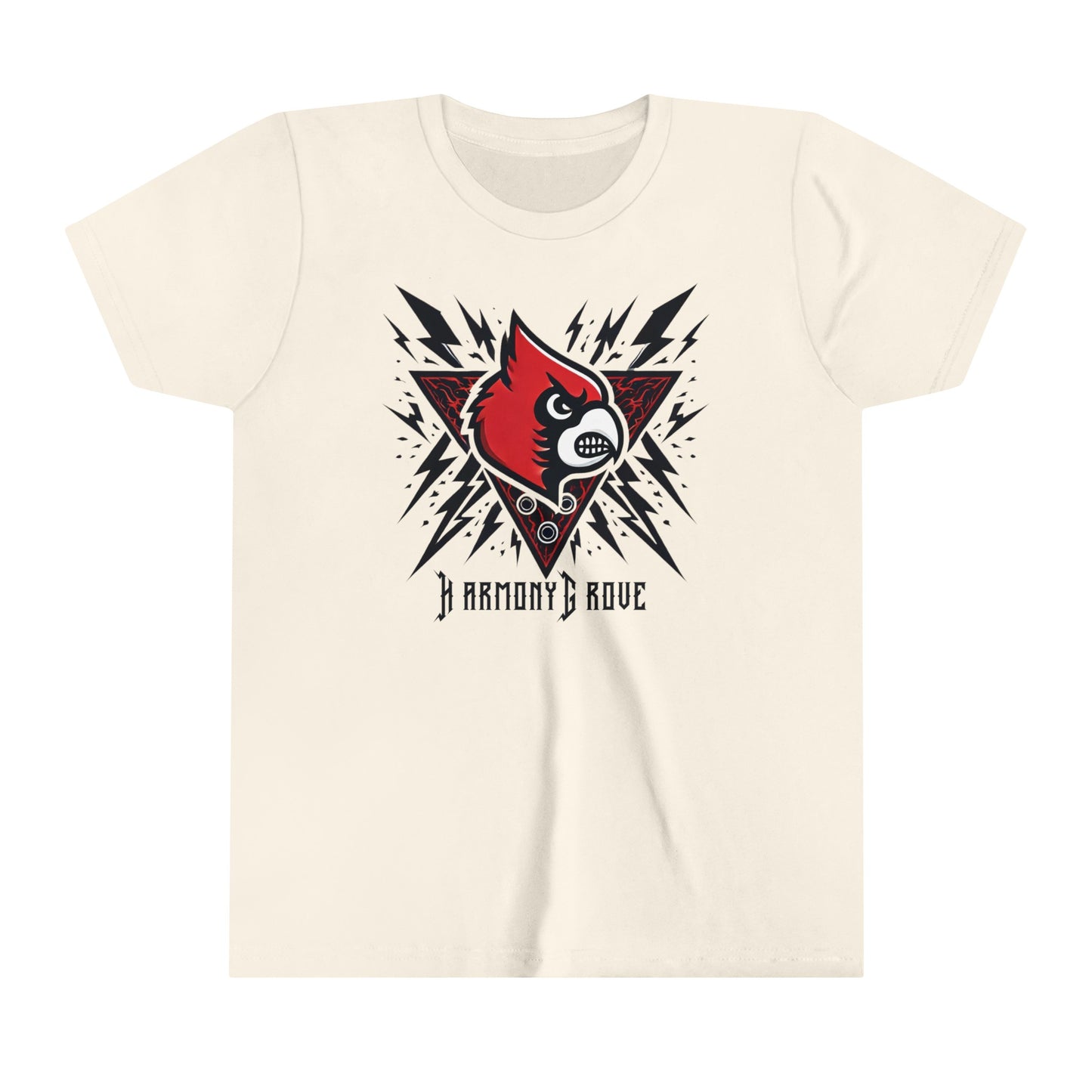 Harmony Grove Cardinals Rock Style - Bella + Canvas Youth Tee