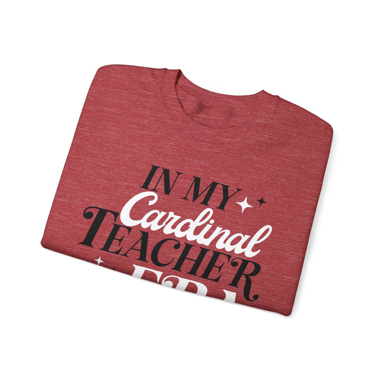 In My Cardinal Teacher Era - Unisex Heavy Blend™ Crewneck Sweatshirt