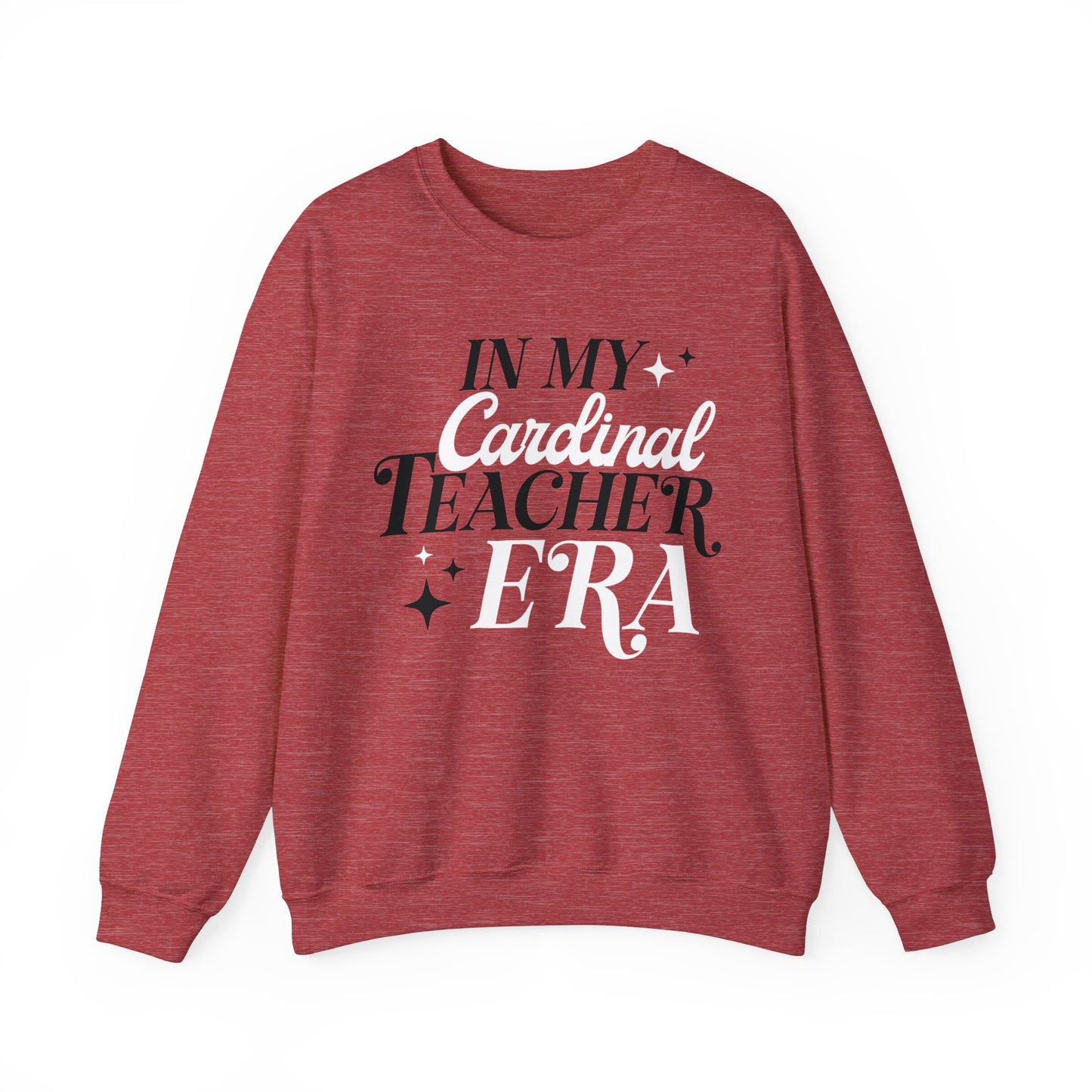 In My Cardinal Teacher Era - Unisex Heavy Blend™ Crewneck Sweatshirt