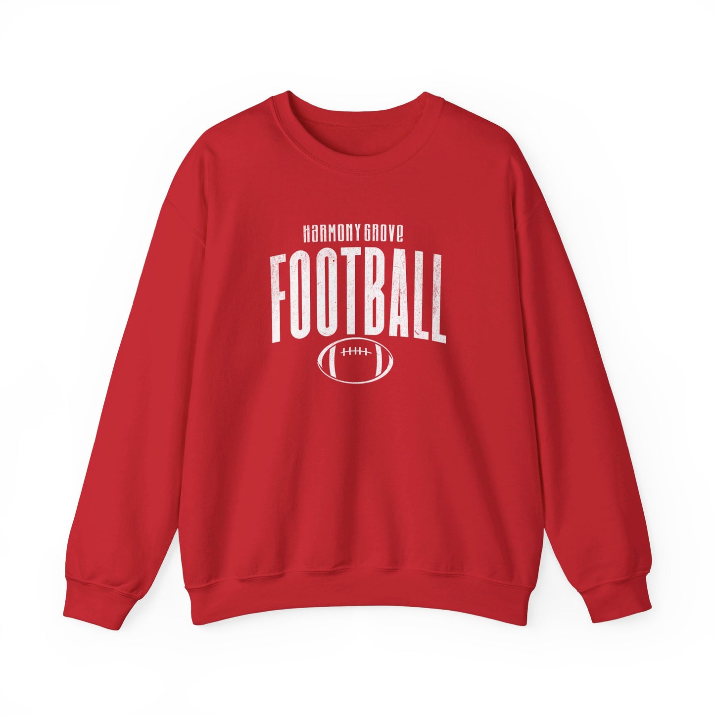 Vintage Harmony Grove Football - Unisex Heavy Blend™ Crewneck Sweatshirt