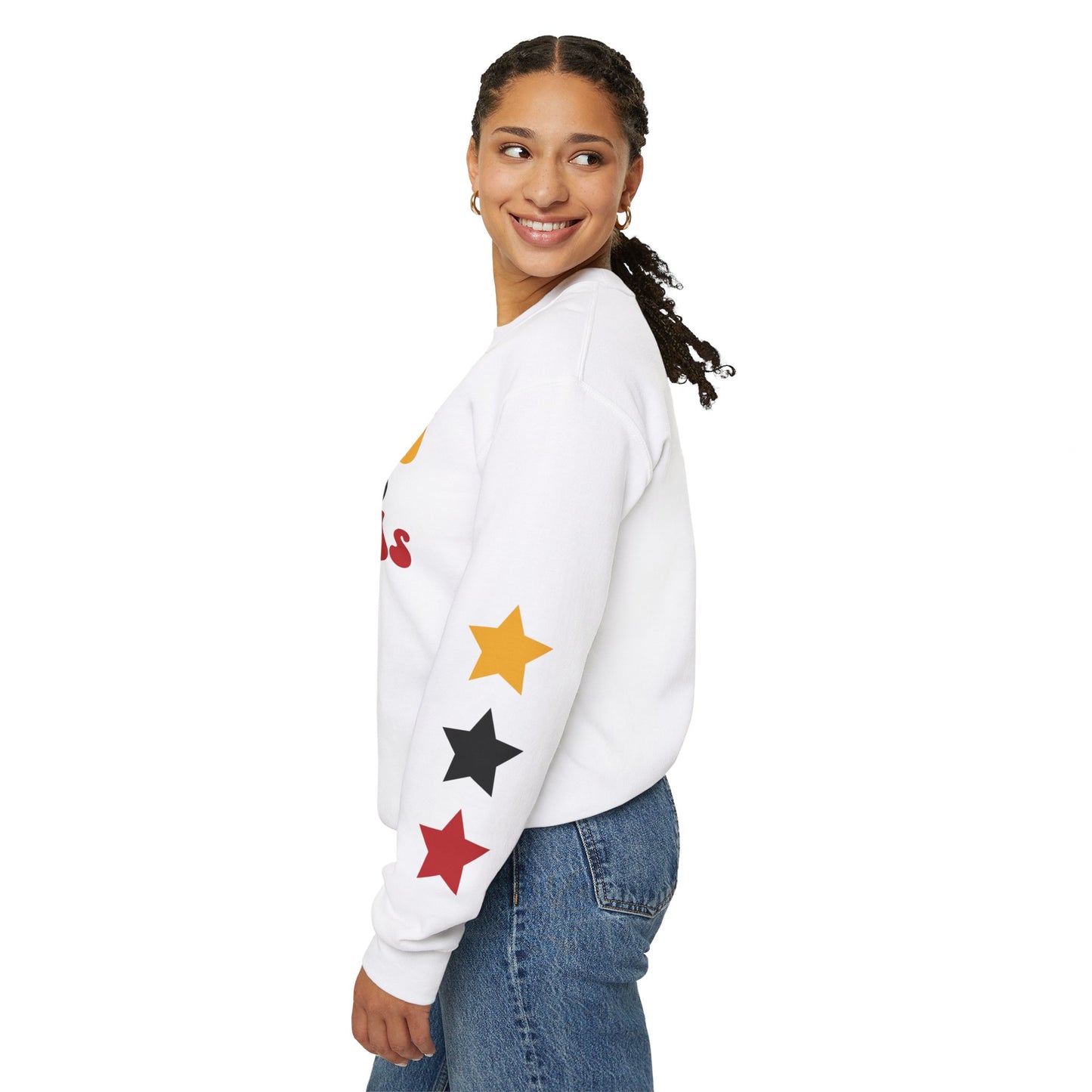 Harmony Grove Cardinals Star Sleeves - Unisex Heavy Blend™ Crewneck Sweatshirt