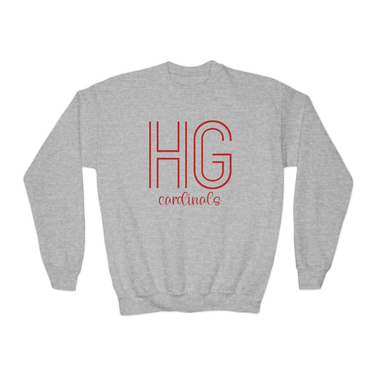 HG Cardinals  - Youth Crew Sweatshirt