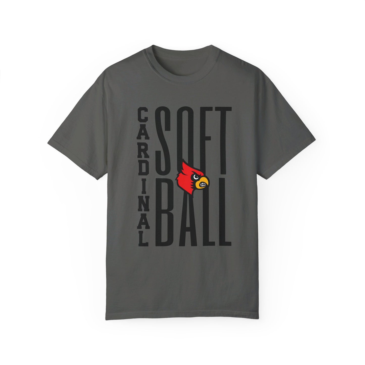 Cardinal Softball - Comfort Colors T-shirt