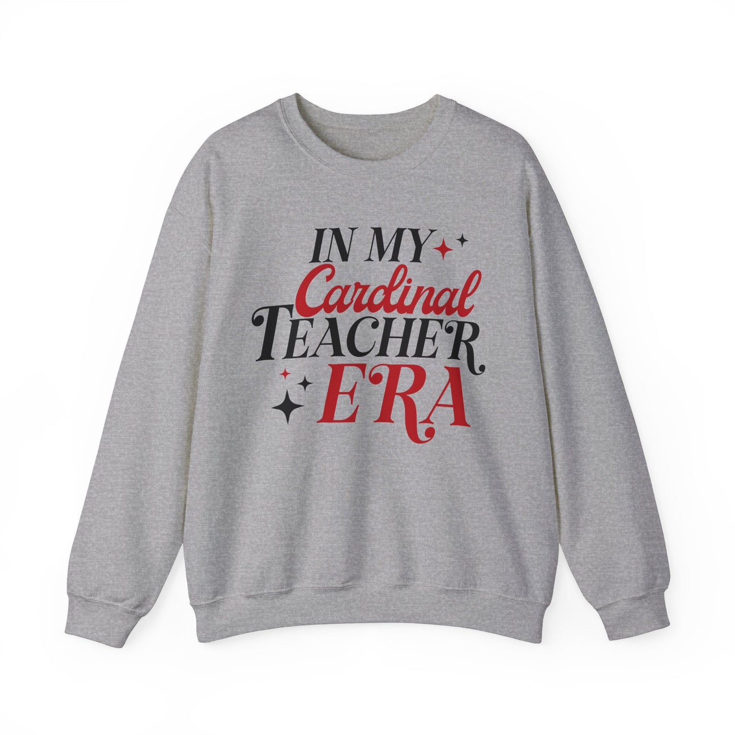 In My Cardinal Teacher Era - Unisex Heavy Blend™ Crewneck Sweatshirt