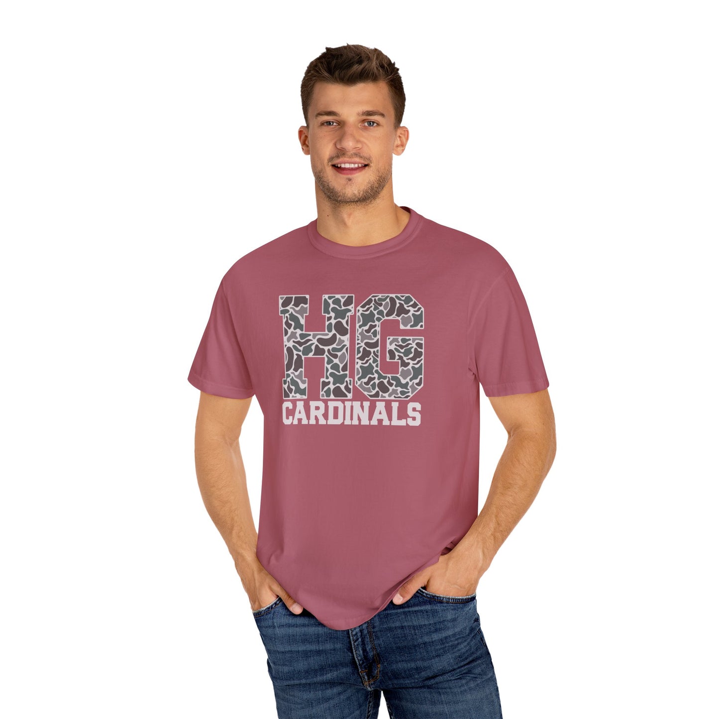 Old School Camo HG Cardinals - Comfort Colors T Shirt