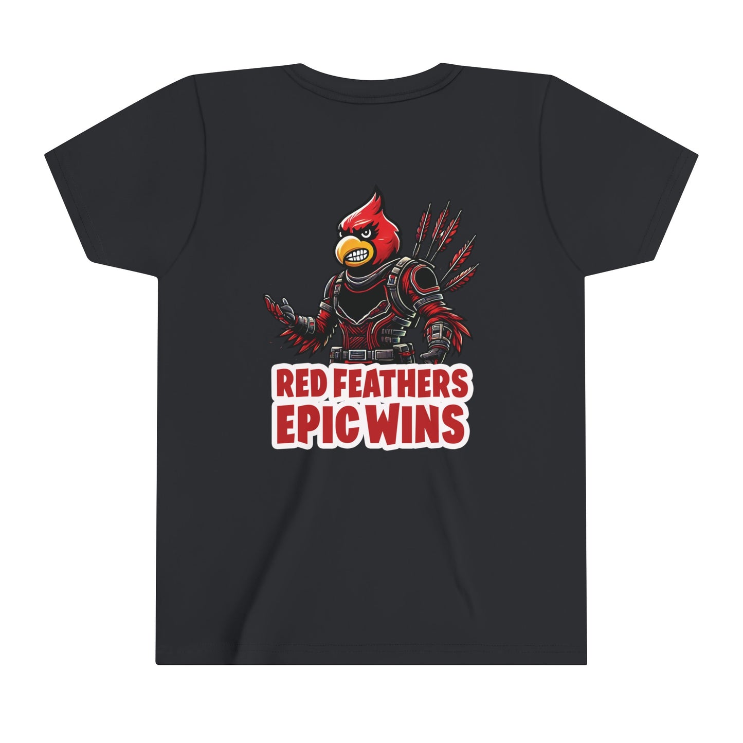 Harmony Grove, Red Feathers Epic Wins - Bella + Canvas Youth Tee