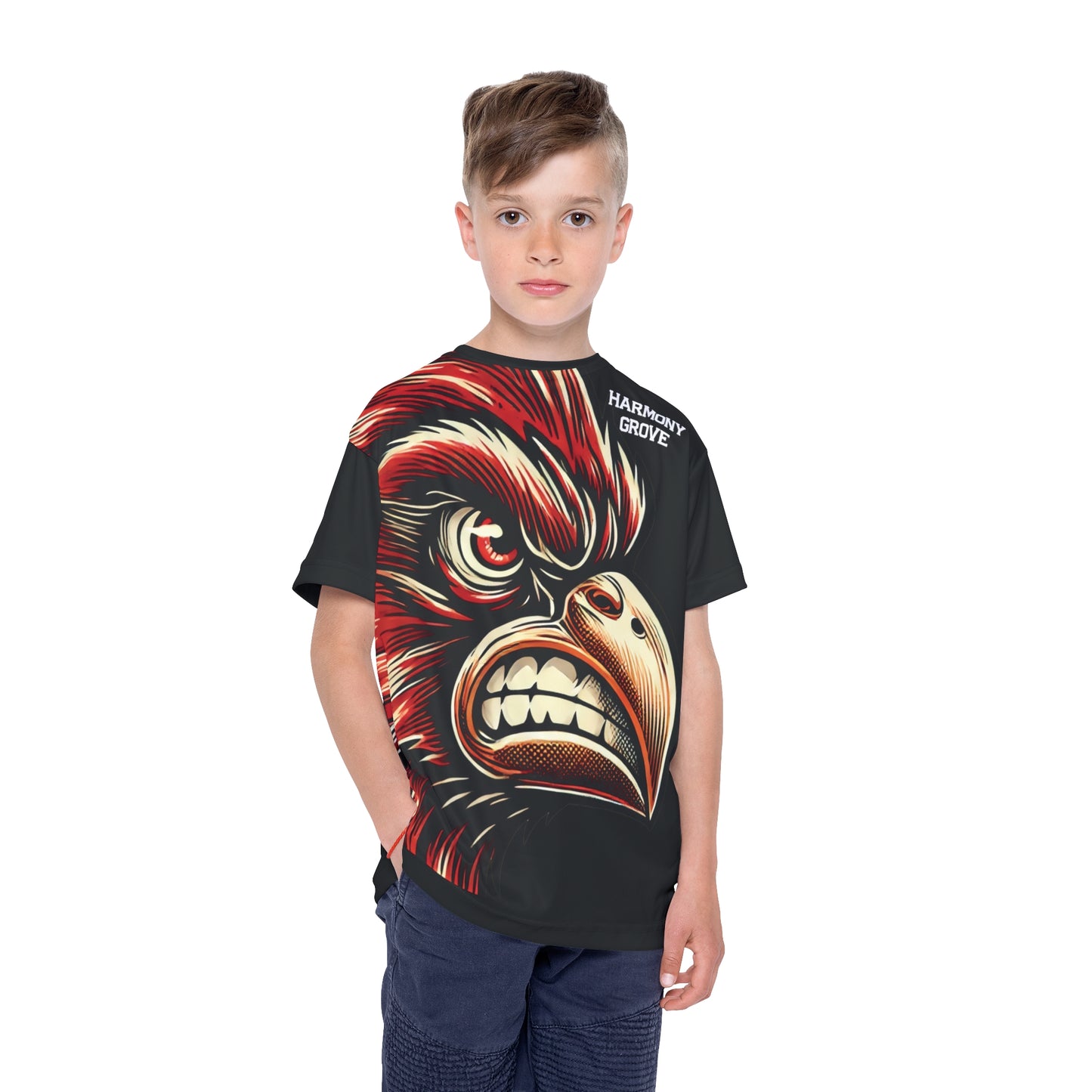 Harmony Grove Cardinals Comic Style - Youth Sports Jersey