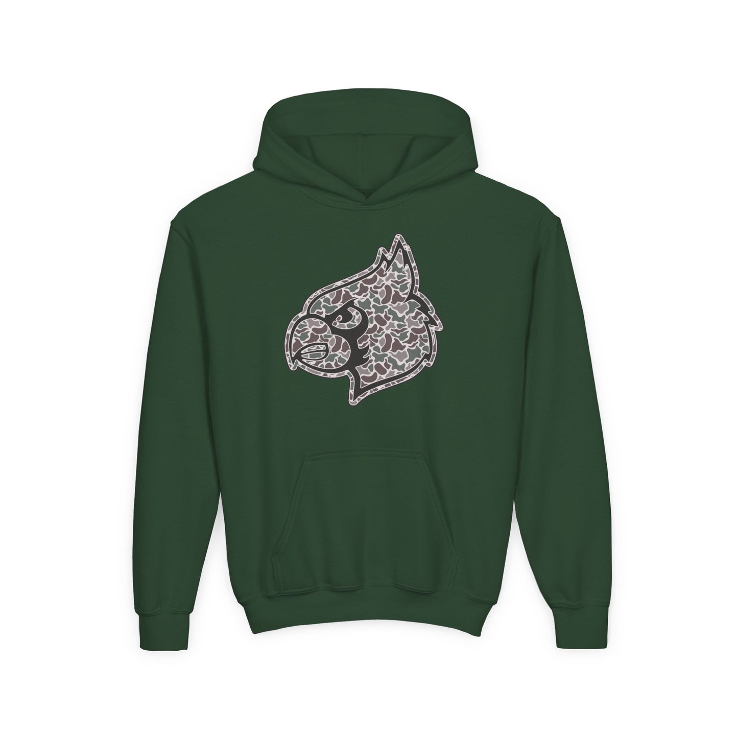 Old School Camo - Youth Heavy Blend Hooded Sweatshirt