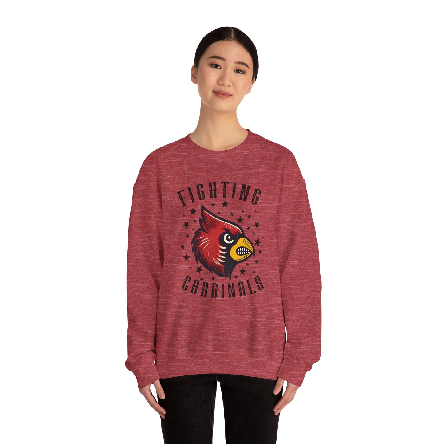 Fighting Cardinals - Unisex Heavy Blend™ Crewneck Sweatshirt