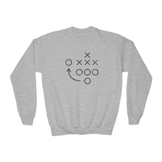Football Play - Youth Crew Sweatshirt