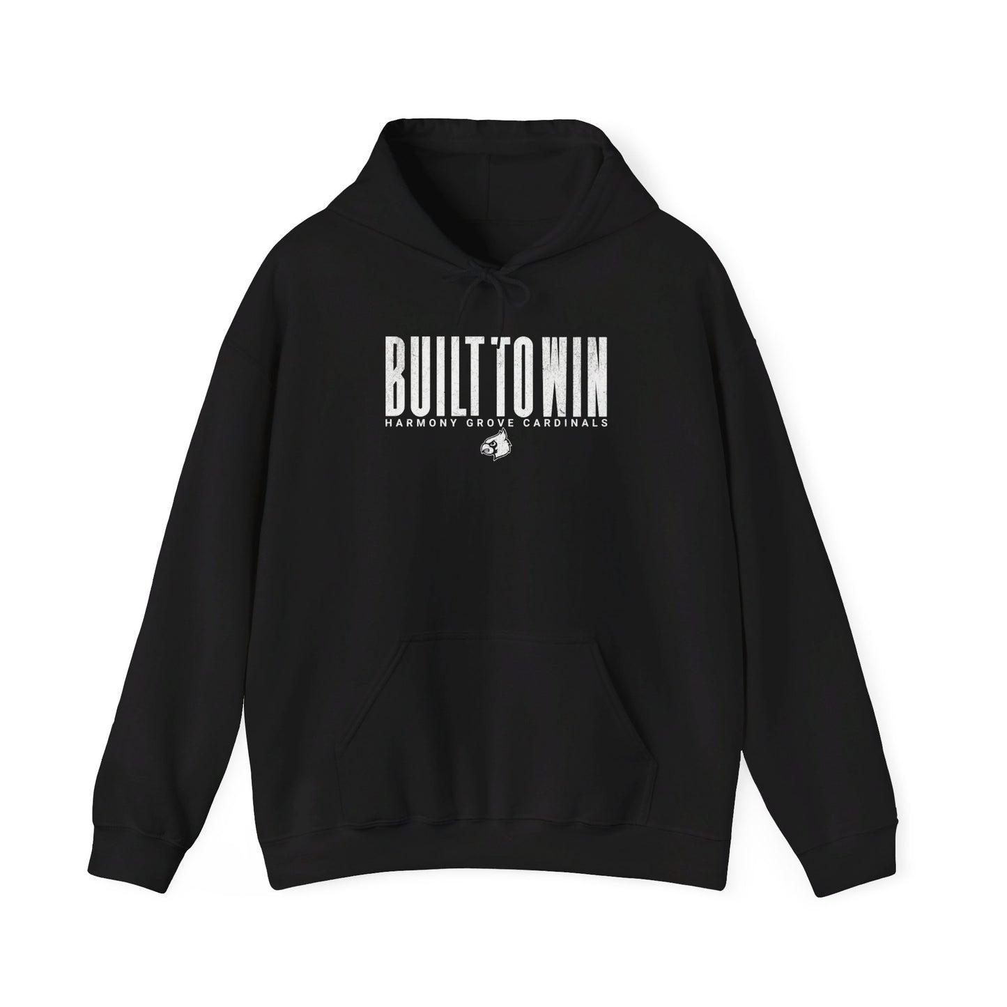 Vintage Built to Win - Unisex Heavy Blend™ Hooded Sweatshirt