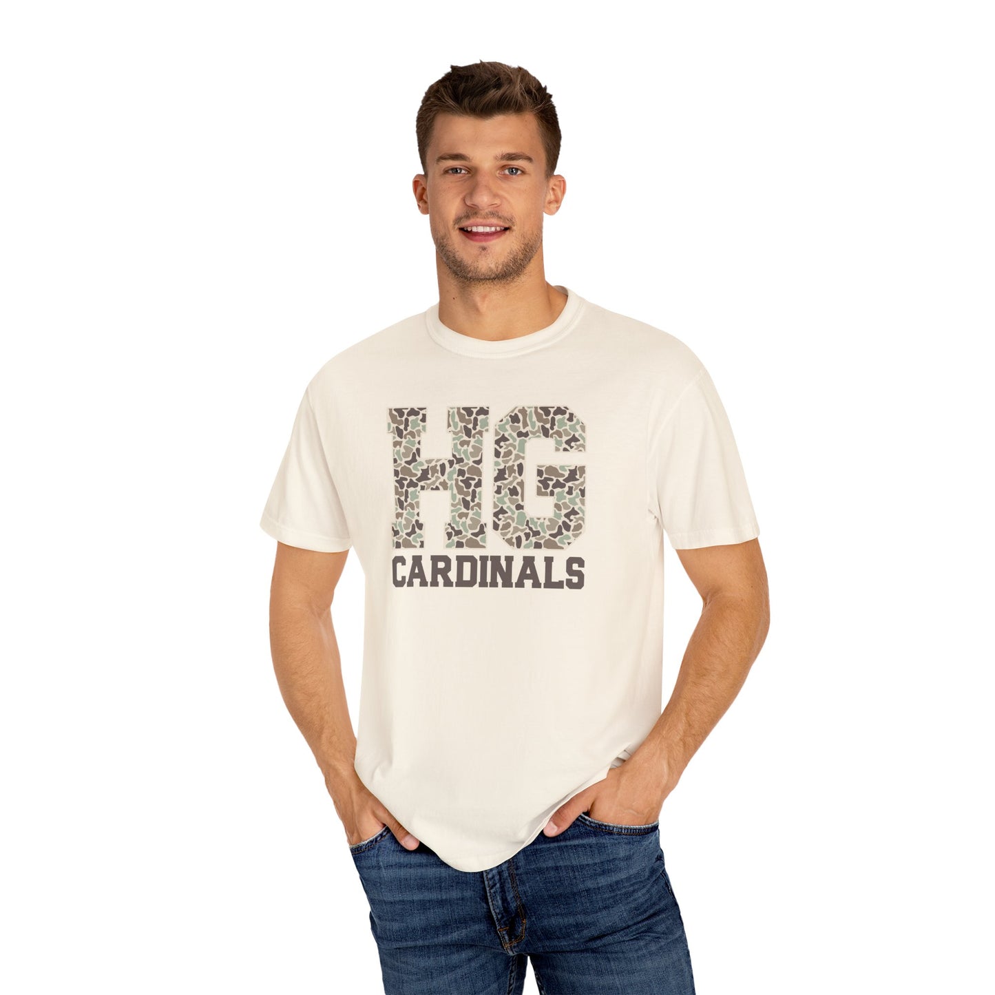 Old School Camo HG Cardinals - Comfort Colors T Shirt