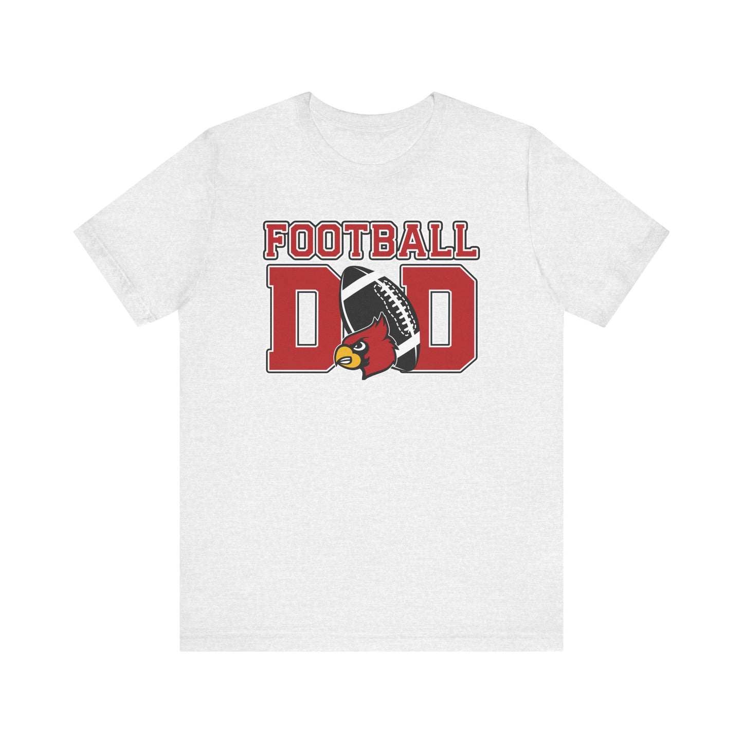 Football Dad Custom Player Name and Number - Bella + Canvas Short Sleeve Tee