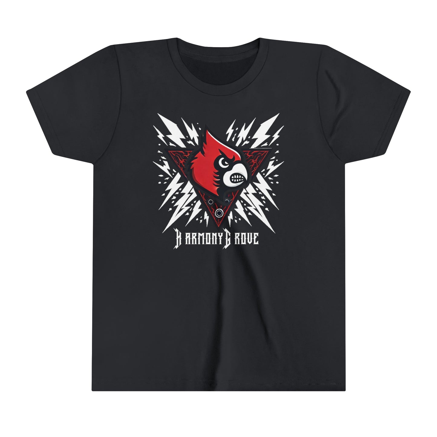 Harmony Grove Cardinals Rock Style - Bella + Canvas Youth Tee