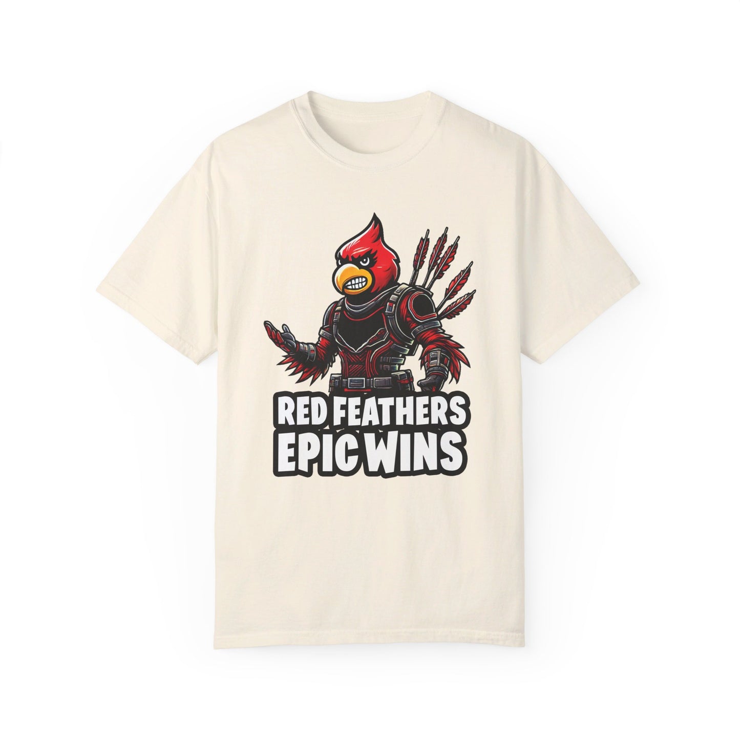 Red Feathers Epic Wins - Comfort Colors T-shirt