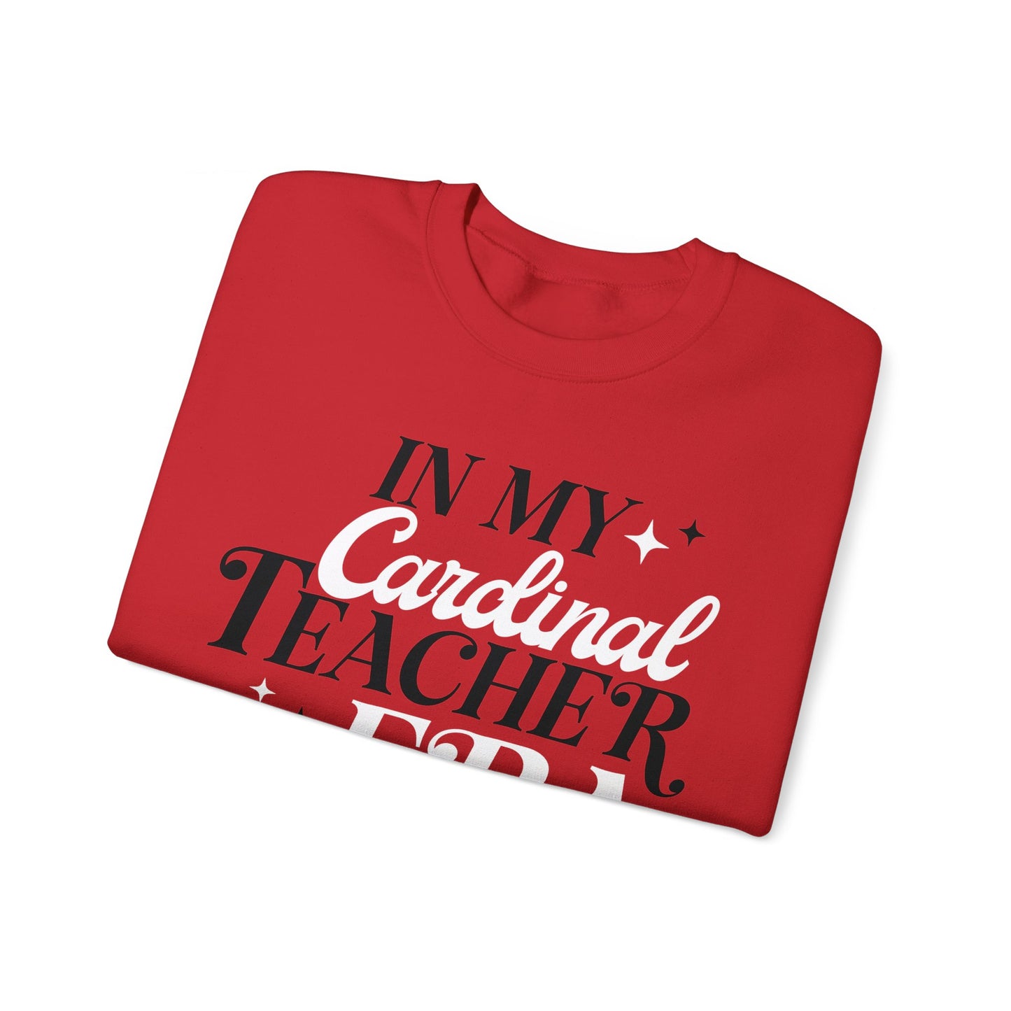 In My Cardinal Teacher Era - Unisex Heavy Blend™ Crewneck Sweatshirt