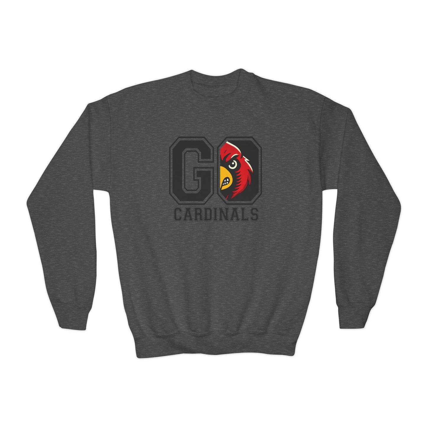 Go Cardinals - Youth Crew Sweatshirt