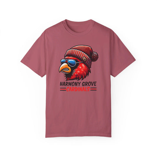 Hipster Harmony Grove Cardinals - Comfort Colors T-shirt