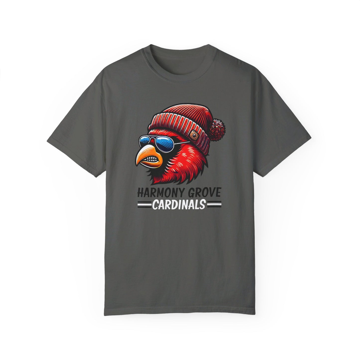 Hipster Harmony Grove Cardinals - Comfort Colors T-shirt