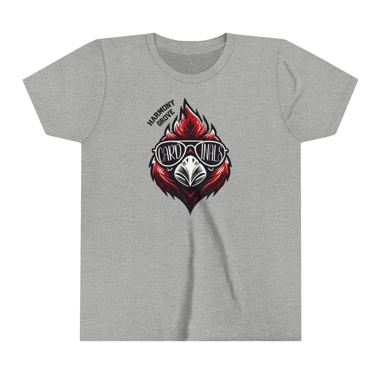 Harmony Grove Cardinals Sunglasses  - Bella + Canvas Youth Tee