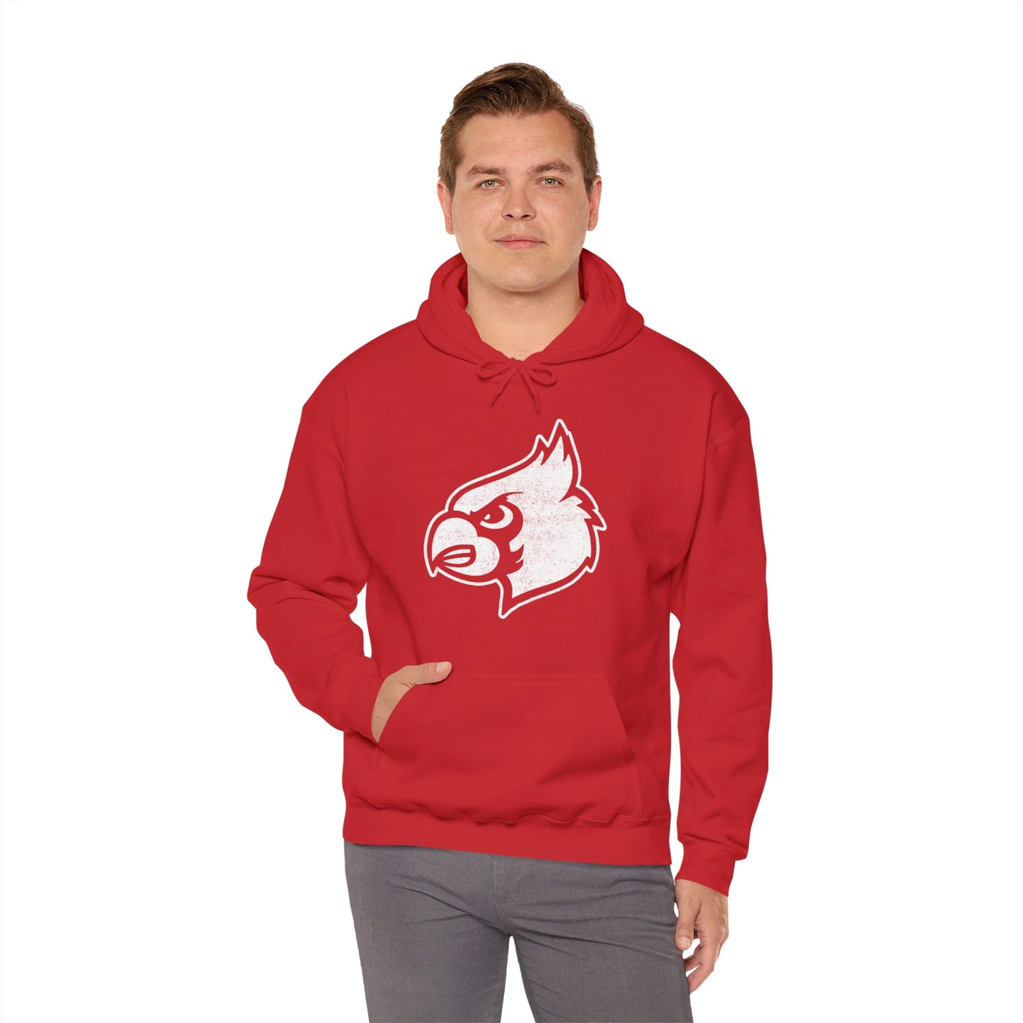 Vintage Cardinals + HGS - Unisex Heavy Blend™ Hooded Sweatshirt
