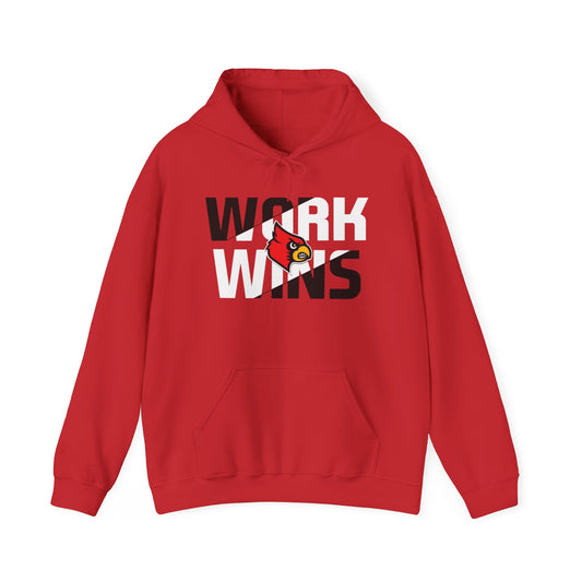 Work Wins - Unisex Heavy Blend™ Hooded Sweatshirt
