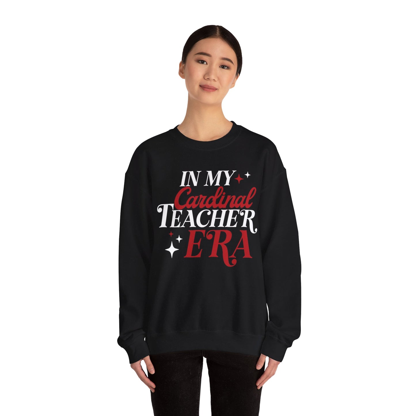 In My Cardinal Teacher Era - Unisex Heavy Blend™ Crewneck Sweatshirt