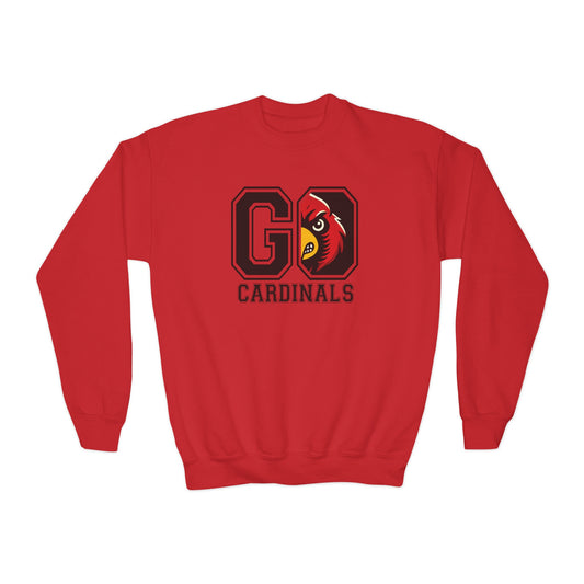 Go Cardinals - Youth Crew Sweatshirt